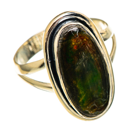 Ammolite Rings handcrafted by Ana Silver Co - RING106981 - Photo 2