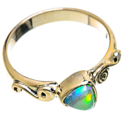 Ethiopian Opal Rings handcrafted by Ana Silver Co - RING106983 - Photo 2