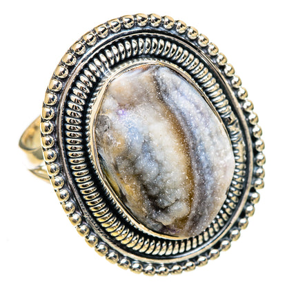 Desert Druzy Rings handcrafted by Ana Silver Co - RING106984 - Photo 2