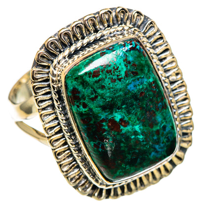 Chrysocolla Rings handcrafted by Ana Silver Co - RING106994 - Photo 2