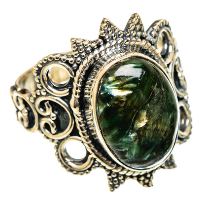 Seraphinite Rings handcrafted by Ana Silver Co - RING106997 - Photo 2