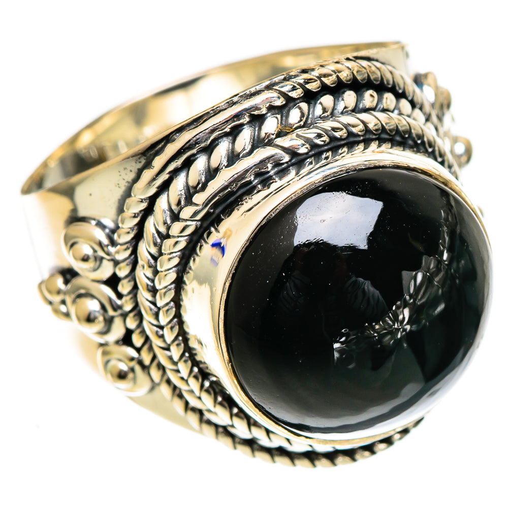 Black Onyx Rings handcrafted by Ana Silver Co - RING107013 - Photo 2