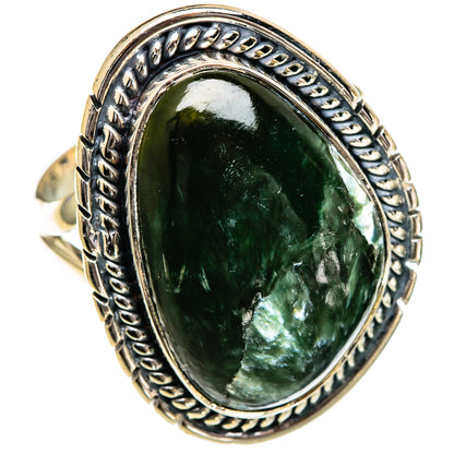 Seraphinite Rings handcrafted by Ana Silver Co - RING107029 - Photo 2