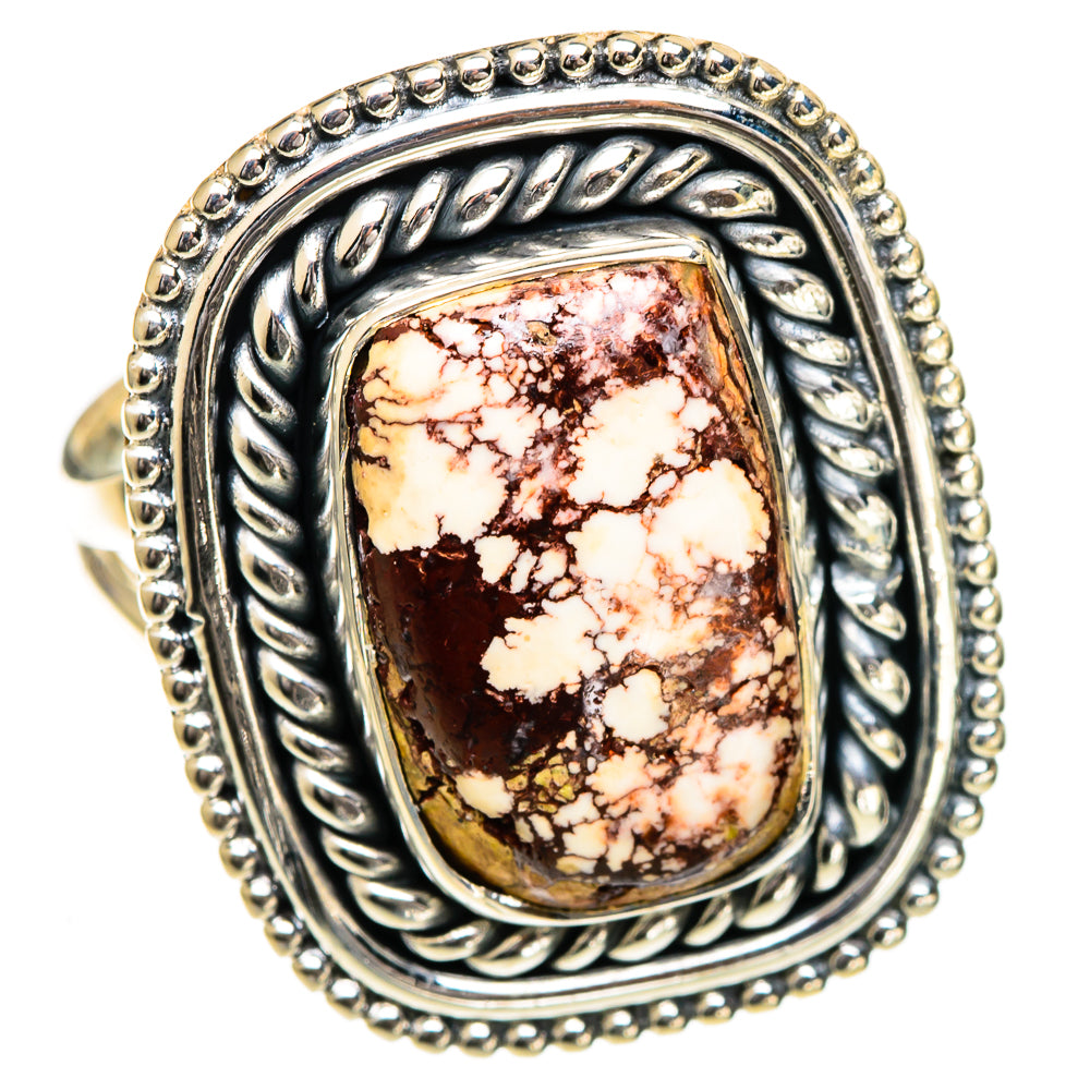 Wild Horse Jasper Rings handcrafted by Ana Silver Co - RING107037 - Photo 2