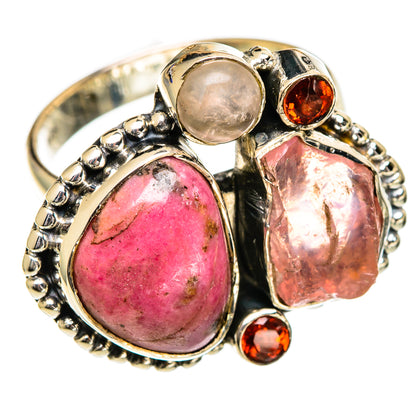 Rhodonite Rings handcrafted by Ana Silver Co - RING107040 - Photo 2
