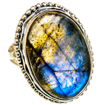 Labradorite Rings handcrafted by Ana Silver Co - RING107061 - Photo 2