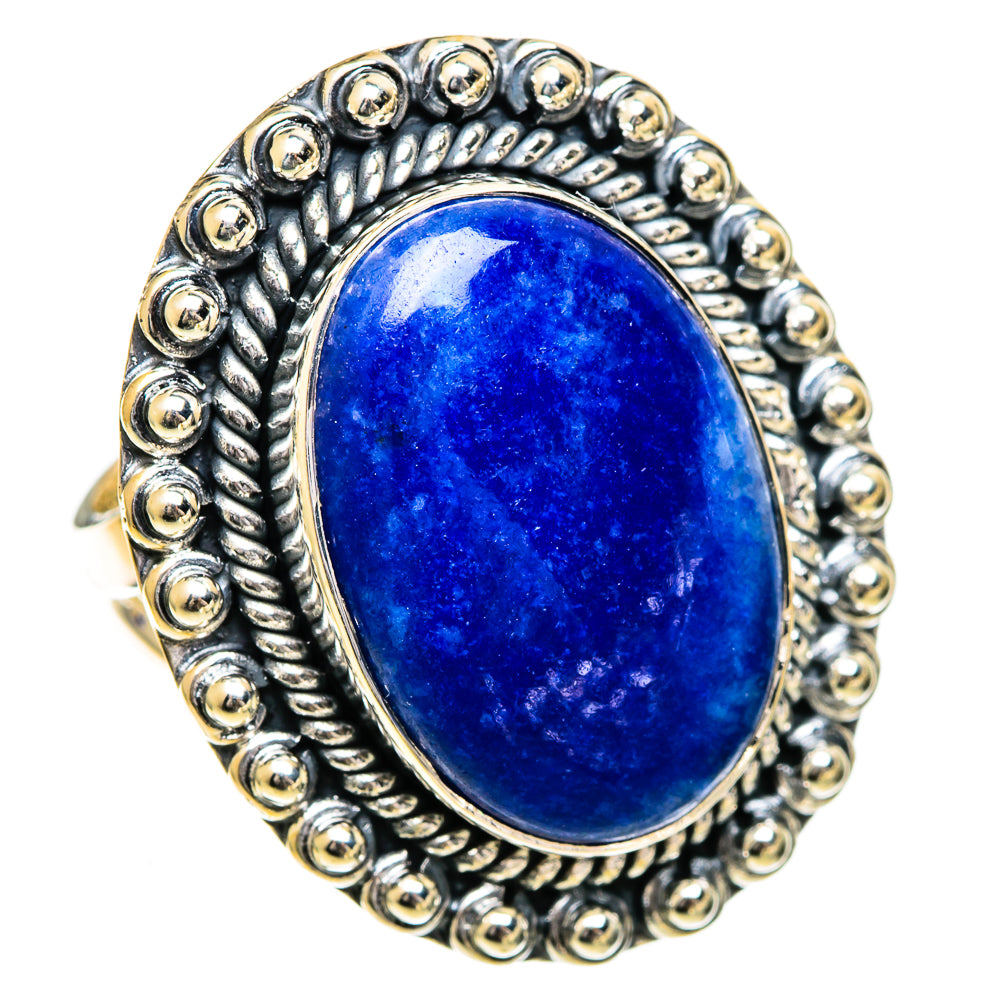 Lapis Lazuli Rings handcrafted by Ana Silver Co - RING107063 - Photo 2