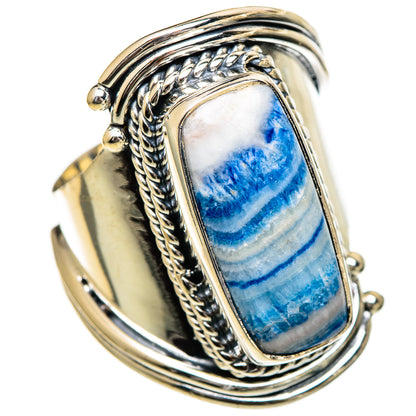 Blue Scheelite Rings handcrafted by Ana Silver Co - RING107069 - Photo 2