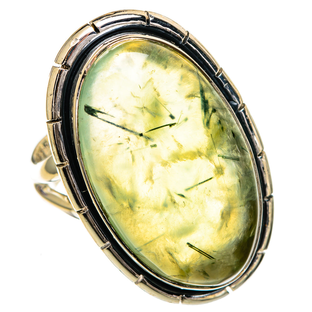Prehnite Rings handcrafted by Ana Silver Co - RING107078 - Photo 2
