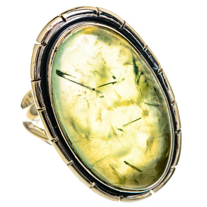 Prehnite Rings handcrafted by Ana Silver Co - RING107078 - Photo 2