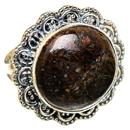 Dinosaur Bone Rings handcrafted by Ana Silver Co - RING107081 - Photo 2