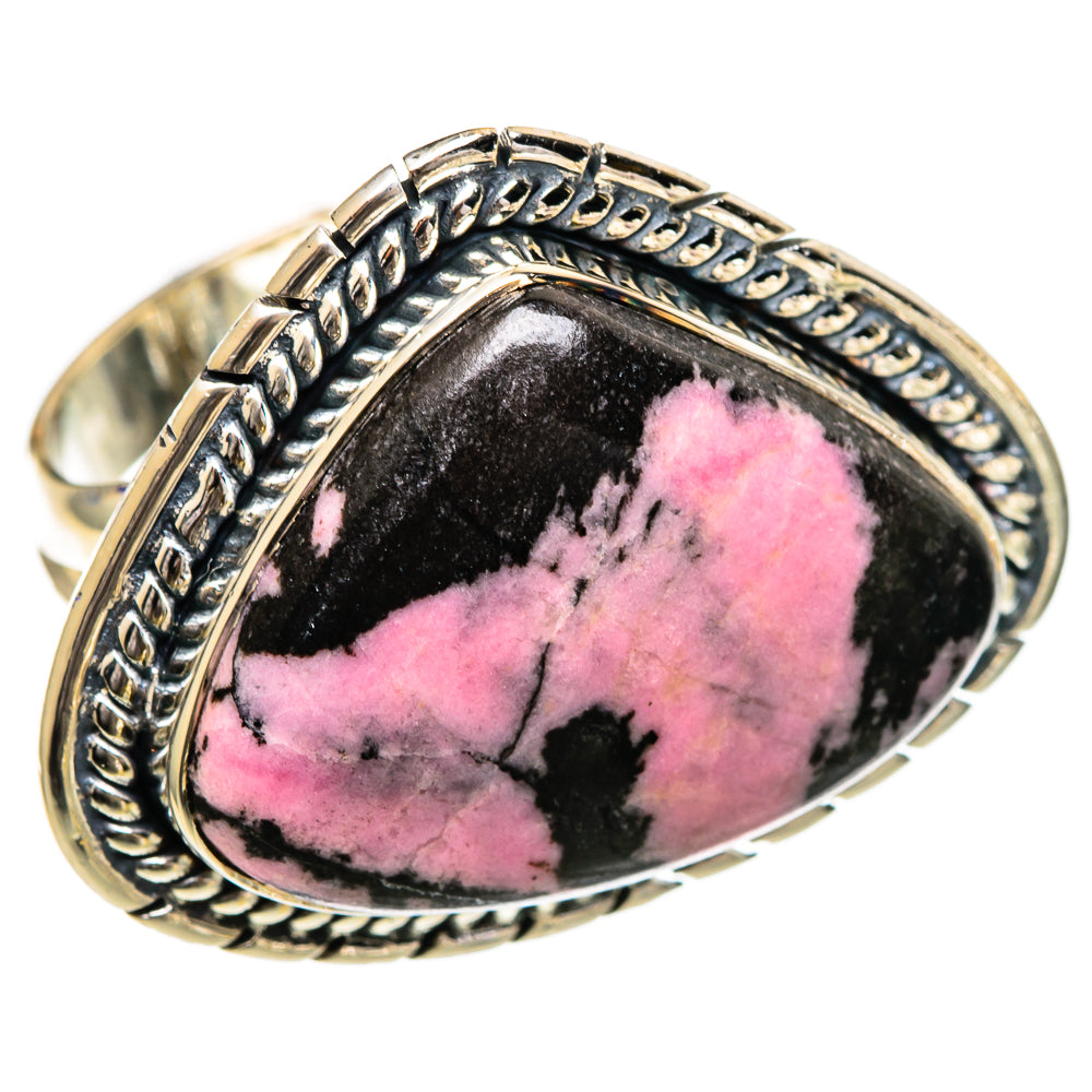 Rhodonite Rings handcrafted by Ana Silver Co - RING107090 - Photo 2