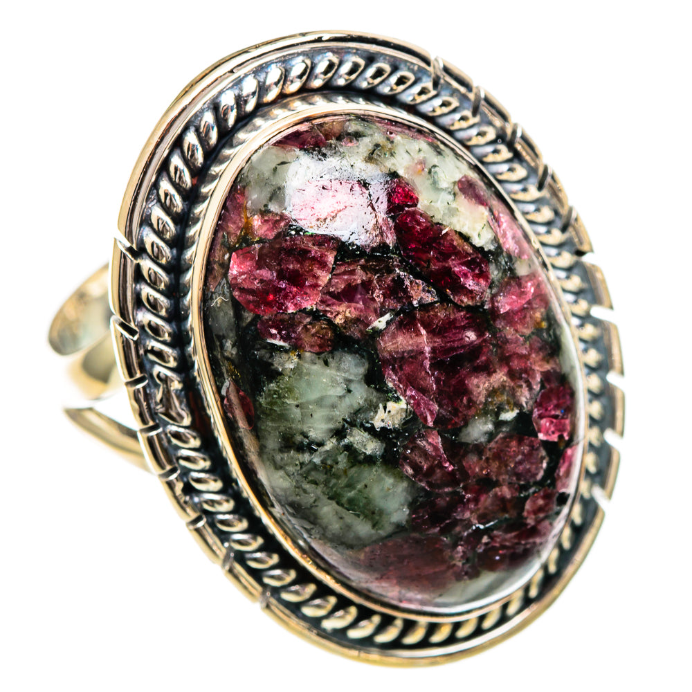 Russian Eudialyte Rings handcrafted by Ana Silver Co - RING107091 - Photo 2