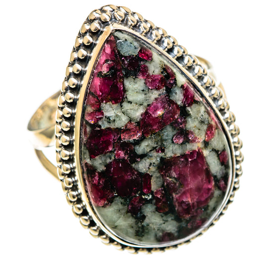 Russian Eudialyte Rings handcrafted by Ana Silver Co - RING107092 - Photo 2
