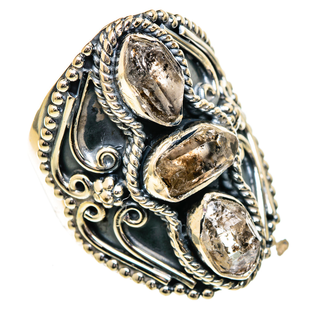 Herkimer Diamond Rings handcrafted by Ana Silver Co - RING107101 - Photo 2