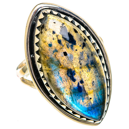 Labradorite Rings handcrafted by Ana Silver Co - RING107113 - Photo 2