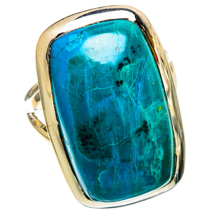 Chrysocolla Rings handcrafted by Ana Silver Co - RING107115 - Photo 2