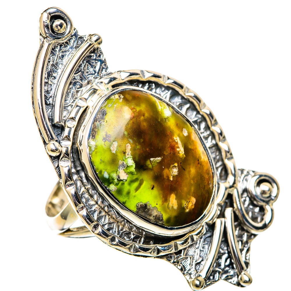 Rainforest Opal Rings handcrafted by Ana Silver Co - RING107123 - Photo 2