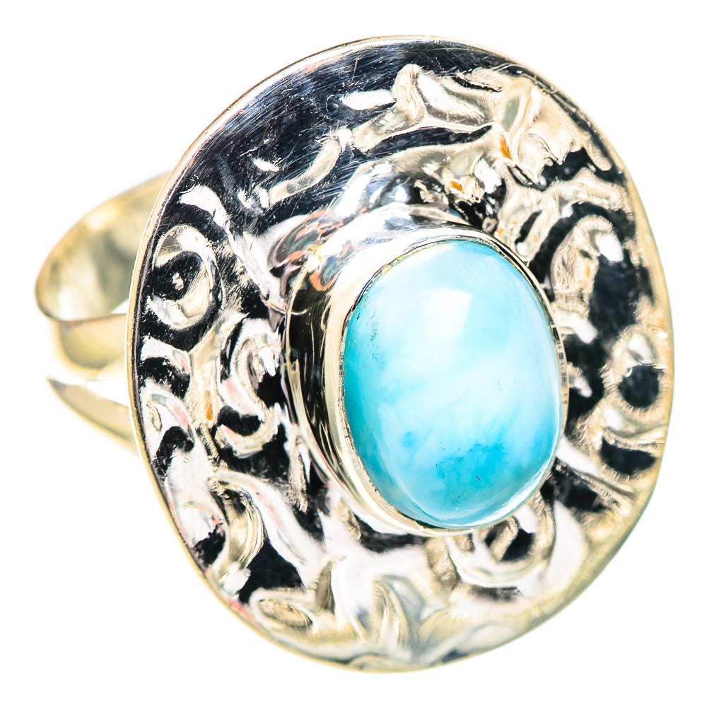 Larimar Rings handcrafted by Ana Silver Co - RING107136 - Photo 2