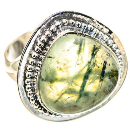 Prehnite Rings handcrafted by Ana Silver Co - RING107139 - Photo 2