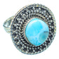 Larimar Rings handcrafted by Ana Silver Co - RING10714