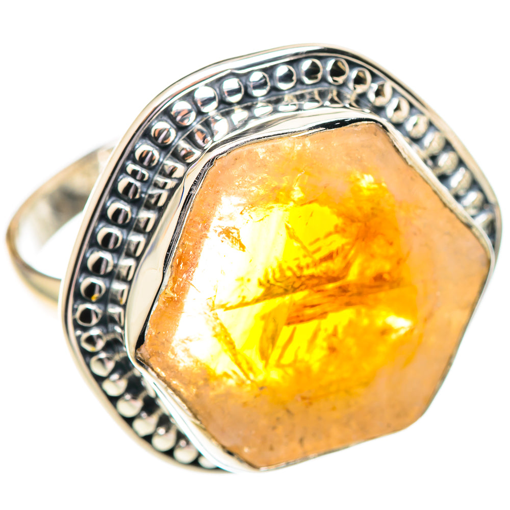 Citrine Rings handcrafted by Ana Silver Co - RING107147 - Photo 2