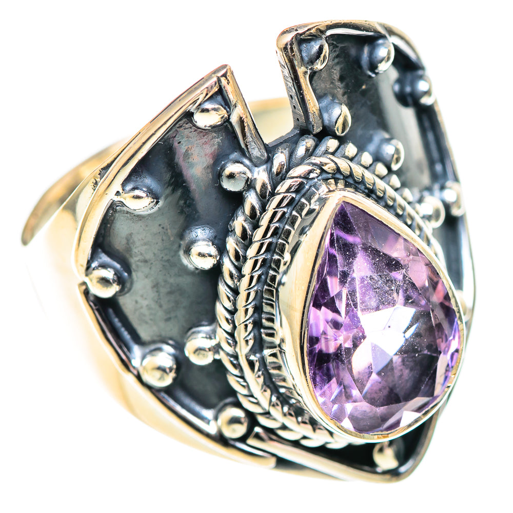 Amethyst Rings handcrafted by Ana Silver Co - RING107153 - Photo 2