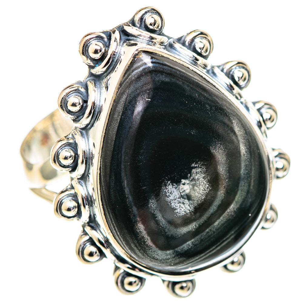Psilomelane Rings handcrafted by Ana Silver Co - RING107154 - Photo 2