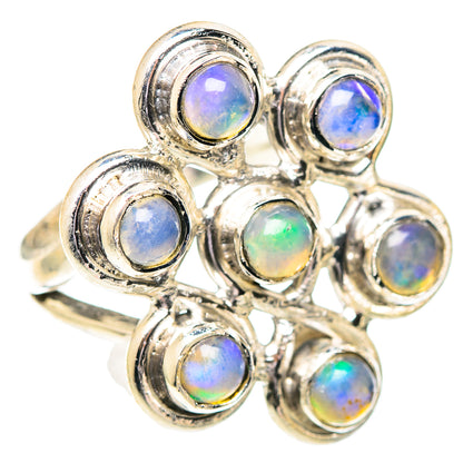 Ethiopian Opal Rings handcrafted by Ana Silver Co - RING107159 - Photo 2
