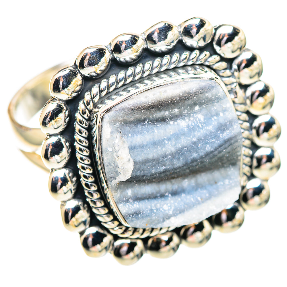 Desert Druzy Rings handcrafted by Ana Silver Co - RING107160 - Photo 2
