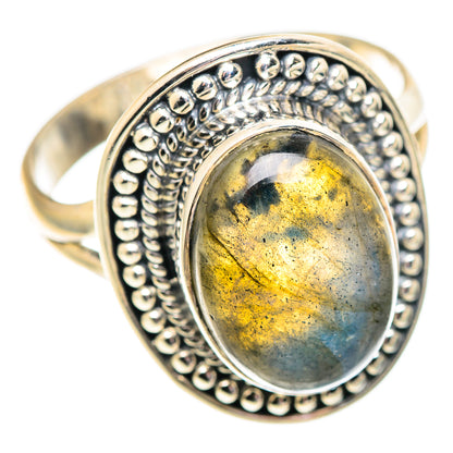 Labradorite Rings handcrafted by Ana Silver Co - RING107168 - Photo 2
