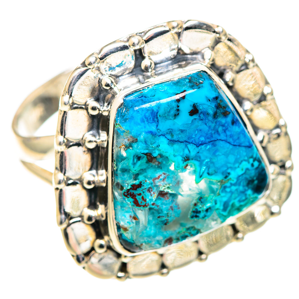 Chrysocolla Rings handcrafted by Ana Silver Co - RING107169 - Photo 2