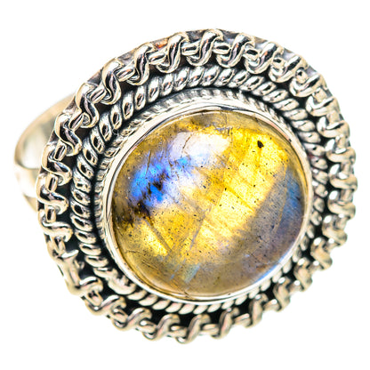 Labradorite Rings handcrafted by Ana Silver Co - RING107170 - Photo 2