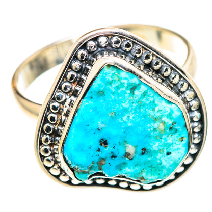 Turquoise Rings handcrafted by Ana Silver Co - RING107171 - Photo 2