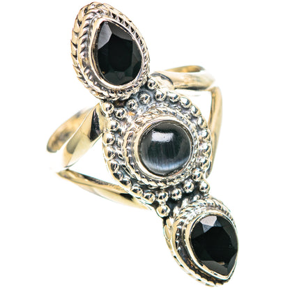 Black Onyx Rings handcrafted by Ana Silver Co - RING107190 - Photo 2
