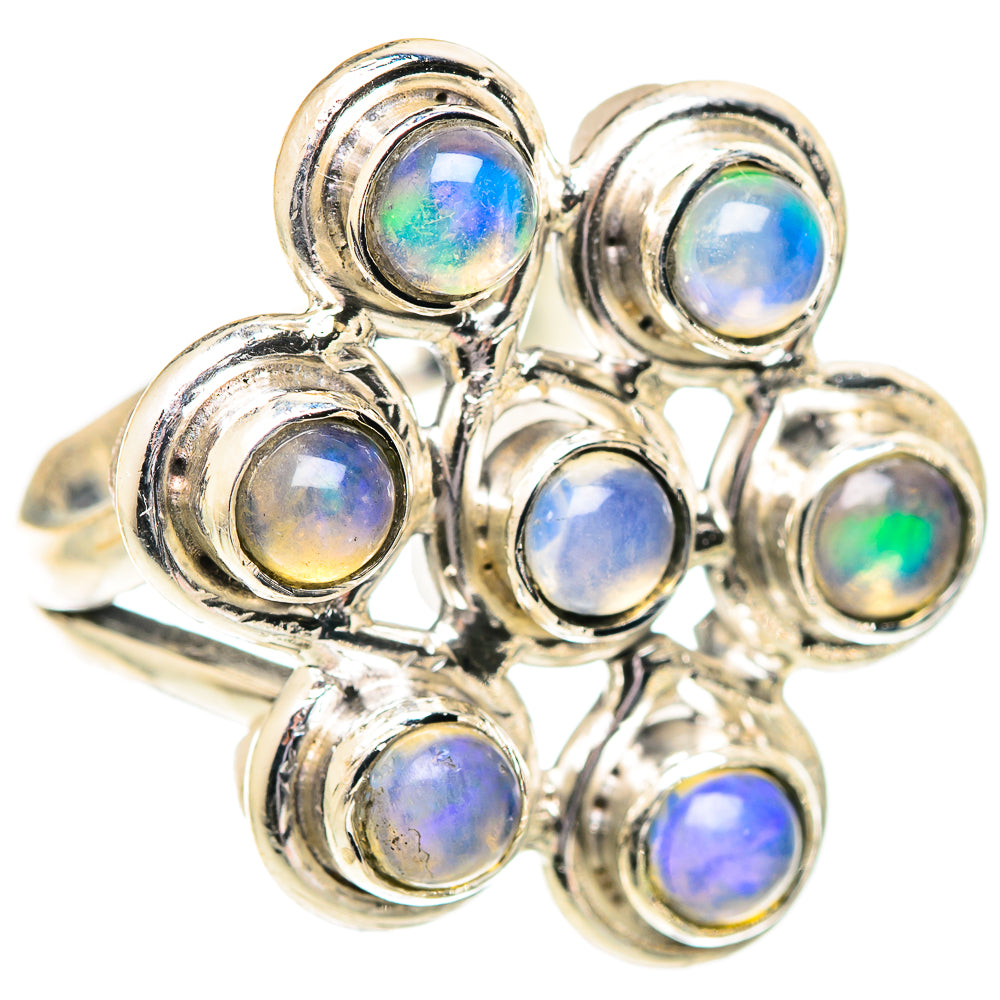Ethiopian Opal Rings handcrafted by Ana Silver Co - RING107194 - Photo 2