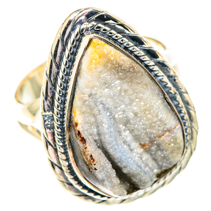 Desert Druzy Rings handcrafted by Ana Silver Co - RING107196 - Photo 2