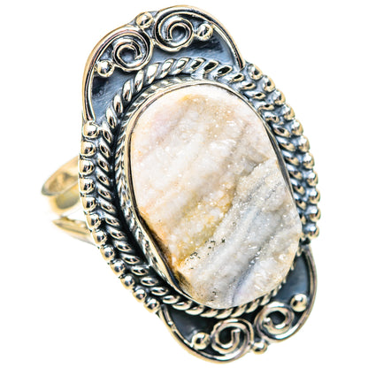 Desert Druzy Rings handcrafted by Ana Silver Co - RING107224 - Photo 2