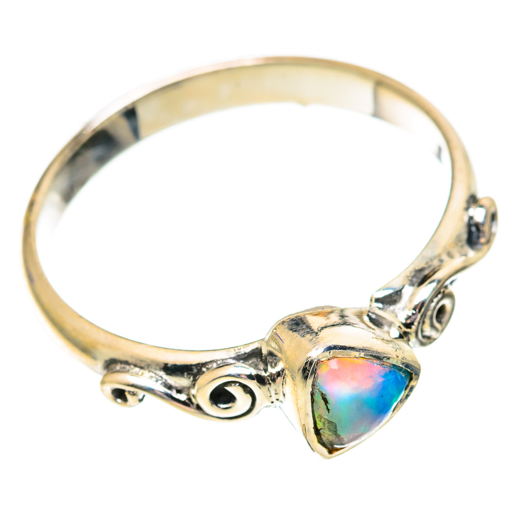 Ethiopian Opal Rings handcrafted by Ana Silver Co - RING107228 - Photo 2