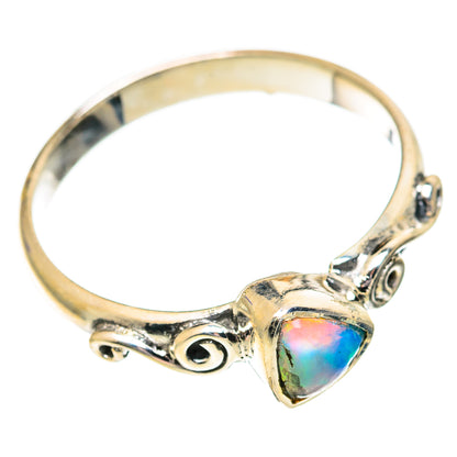 Ethiopian Opal Rings handcrafted by Ana Silver Co - RING107228 - Photo 2