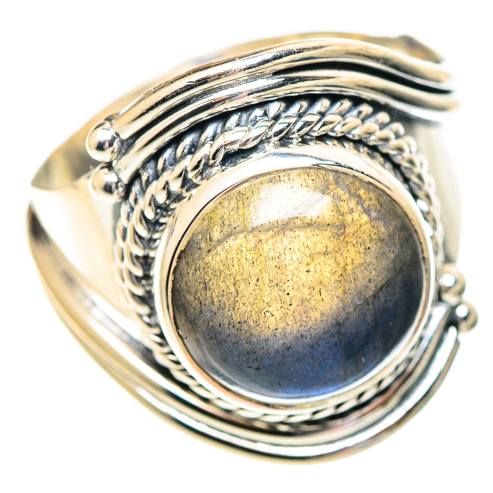 Labradorite Rings handcrafted by Ana Silver Co - RING107232 - Photo 2