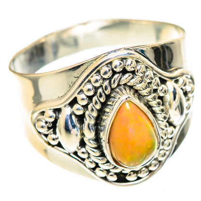 Ethiopian Opal Rings handcrafted by Ana Silver Co - RING107259 - Photo 2
