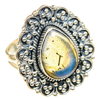 Labradorite Rings handcrafted by Ana Silver Co - RING107260 - Photo 2
