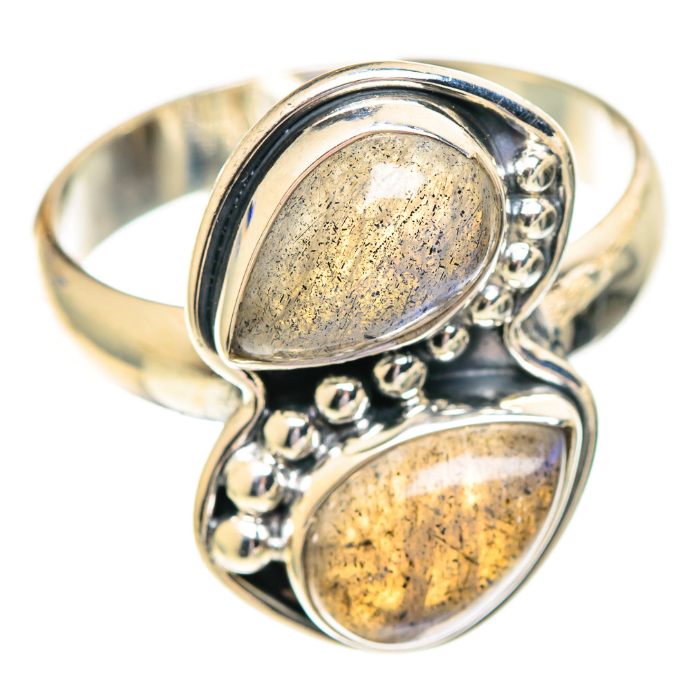 Labradorite Rings handcrafted by Ana Silver Co - RING107266 - Photo 2
