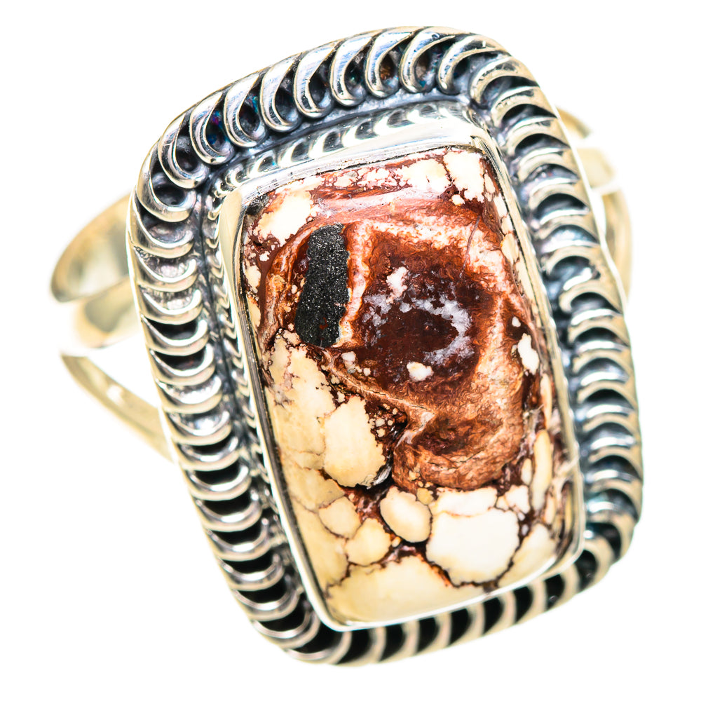 Wild Horse Jasper Rings handcrafted by Ana Silver Co - RING107277 - Photo 2