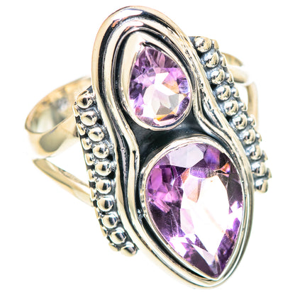 Amethyst Rings handcrafted by Ana Silver Co - RING107279 - Photo 2