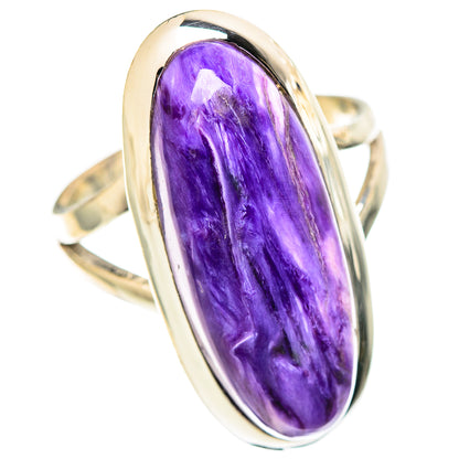 Charoite Rings handcrafted by Ana Silver Co - RING107280 - Photo 2