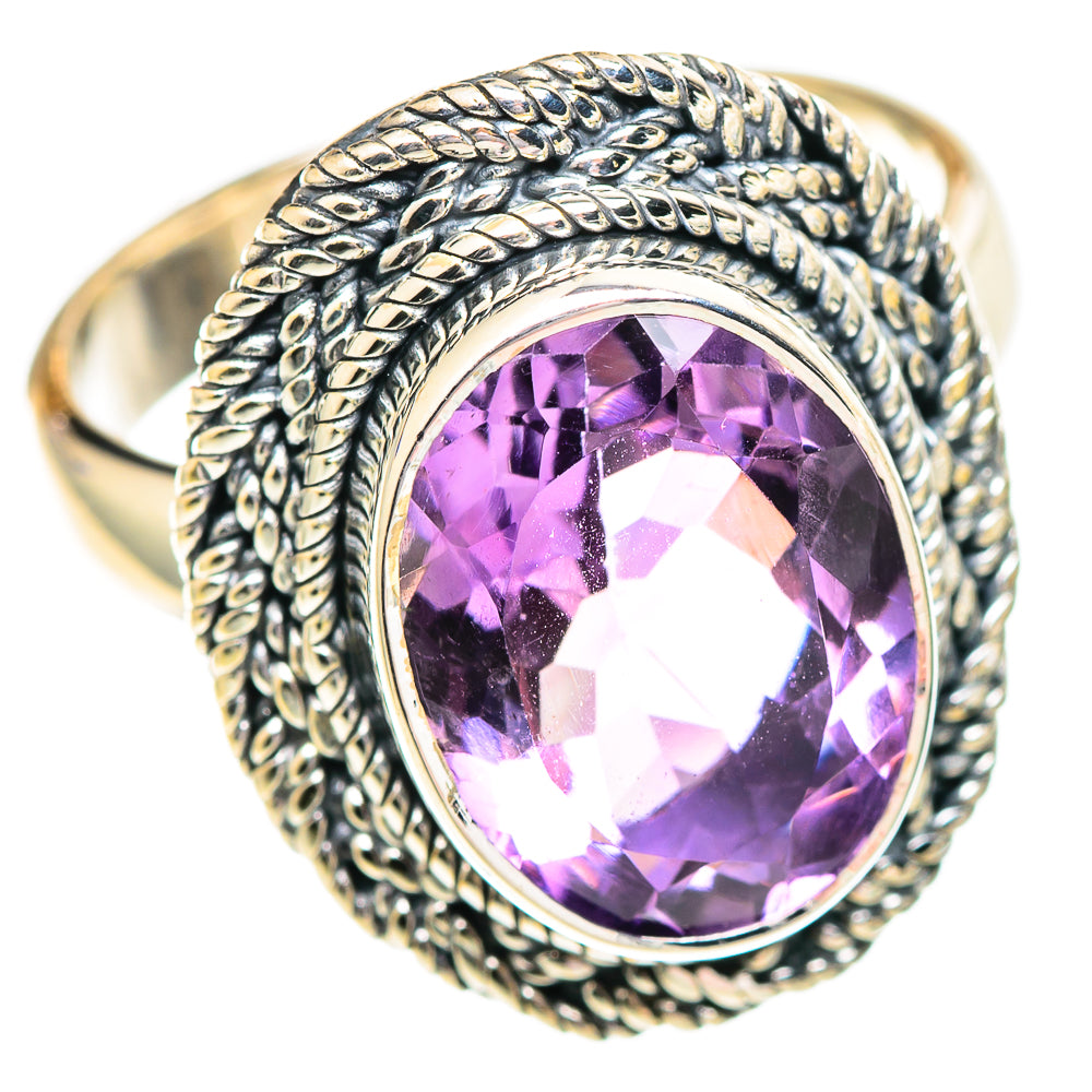 Amethyst Rings handcrafted by Ana Silver Co - RING107281 - Photo 2