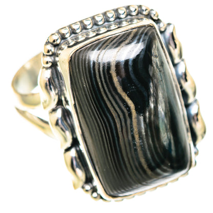Psilomelane Rings handcrafted by Ana Silver Co - RING107285 - Photo 2