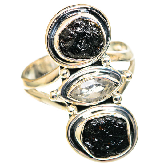 Tektite Rings handcrafted by Ana Silver Co - RING107286 - Photo 2